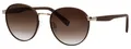 BRENDEL eyewear Sonnenbrille goldfarbener Einfachsteg