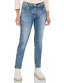Cecil Slim Fit Jeans mit Detail Authentic Used wash 32