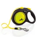 Flexi Hundeleine New Classic L neongelb, Gurt