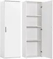 Mehrzweckschrank PROCONTOUR "Schrank Clara", weiß, B:50cm H:167cm T:34cm, Schränke, Mehrzweckschrank, Höhe 167cm mit variabel verstellbaren Einlegeböden