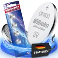 5 x CR1632 CR 1632 Lithium Knopfzelle 3V 140 mAh ø16 x 32 mm Batterie DL1632