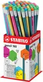 STABILO Bleistift Pencil 160 mit Radierer 72er Display