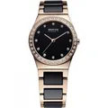 Bering Damen Uhr Armbanduhr Slim Ceramic - 32435-746-1 Edelstahl
