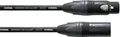 Cordial CPM 1 FM XLR Verbindungskabel [1x XLR-Buchse - 1x XLR-Stecker] 1.00m Schwarz