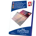 MATTE Laminierfolien, Laminiertaschen  Format A3, 303x426 mm  Dicke 2x80 160 ...