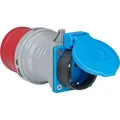 Brennenstuhl 1081690 Netzstecker-Adapter Blau, Grau, Rot
