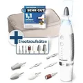 GRUNDIG Maniküre Set elektrisch - Schöne Nägel dank Power LED und 17tlg Saphir Zubehör Pediküre Fußpflege Set & Maniküre Set mit Zubehör el...