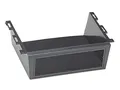 ACV 271000-01 Unterbau-Radioblende DIN Norm , schwarz