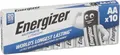 Energizer AA Batterie LR6 Mignon Lithium Batterien 10 Stück  Leistungsstark