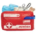 Verbandtasche Inhalt nach DIN 13164:2022 - rot - Erste Hilfe Auto KFZ | PETEX