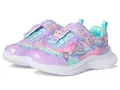 Skechers Mädchen JUMPSTERS Cutie Critters Sneaker, Lavendel-Textil/Multi-Synthetik, 35 EU Kind