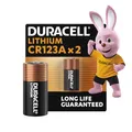 DURACELL CR123 (2 Stück) CR 123 High Power Lithium Batterie 3V (CR123A / CR17345)