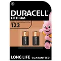 kQ Duracell Batterie Lithium CR123A CR17345 3V 2er Blister