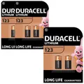 3x Duracell DL123 CR17345 CR123 123 Lithium Photo Batterie 3V im 2er Blister