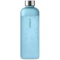 Vinsun Trinkflasche Tritan Wasserflasche 1,5l, Sportflasche Kohlensäure geeignet, BPA frei, Auslaufsicher, bruchsicher, geruchs- und geschmacksneutral blau 1500 ml | 29.5 cm