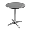 Alu Bistrotisch Beistelltisch Bartisch Gartentisch Tisch rund Ø 60 cm - H 70 cm