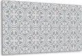 Deko Aufkleber Bodenbeläge PVC für die Küche Wandaufkleber Selbstklebende , Floristisches Muster - 100 cm x 50 cm