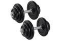 SONGMICS Kurzhantel SYL20/30/40T, Hantelset aus Gusseisen, 20/30/40 kg, verstellbar