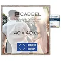 CABBEL Bilderrahmen MDF Holzrahmen Fotorahmen modern Collagen Foto Poster Galerie Wanddeko, für 1 Bilder (1 St), 40x40 cm Eiche Dunkel Wohnzimmer elegant Schmal Foto Schlafzimmer braun 40 cm x 40 cm