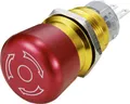 TRU COMPONENTS Not-Aus-Schalter 3A 1 Öffner IP65 1St.