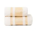 JESSIS TEX Handtuch Set Handtuch Set "EDEL" JESSIS TEX Baumwolle mit Goldene Bordüre, (Spar-Set, Set), modernes Muster, Edel Handtücher mit Bordüre, 100% Baumwolle
