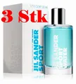 Jil Sander Sport Water for Women Eau de Toilette 3 x 50ml =150 ml- Neu in Folie