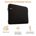 Laptophülle 11.6" für Chromebook MacBook Air Schwarz - Amazon Basics