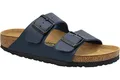 Birkenstock Unisex-Erwachsene Arizona Birko-Flor Pantoletten, Blau Blau, 38 EU