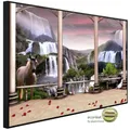 papermoon Infrarotheizung "EcoHeat - Wasserfall Design", Matt-Effekt - bunt