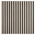 Homestyle4u Akustikpaneel, Grau, Holz, 60x60x2 cm, Tapeten & Wandverkleidungen, Akustikpaneele