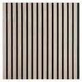 Homestyle4u Akustikpaneele 60x60 cm Wandpaneele Grau Wandverkleidung innen 1 Paneele Wand Holz Dekorpaneele MDF