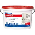 baufan Latexfarbe Reinweiss 2,5 l für Innen und Außen matt Dispersionsfarbe Weiß