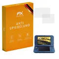 atFoliX Displayfolie kompatibel mit Nintendo New 3DS XL 2015 Schutzfolie, entspiegelnde und stoßdämpfende FX Folie (3er Set)