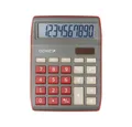 GENIE Taschenrechner Taschenrechner 840 DR, Solar und Batterie, Bürorechner, 10-stellig, dunkelrot