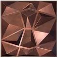 IKHEMalarka 3D Wandpaneel 3D Paneele PVC Kunststoffpaneele, BxL: 50,00x50,00 cm, 0,25 qm, (1 Stück, 3D Wandpaneele Deckenpaneele) hochwertige & harte PVC 3D Platten Wand & Decke