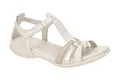 Ecco Sandaletten,Stadtbd.b.25mm o.Fußb in beige, Gr. 36