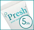 Presh Zahnersatz-Prothesenreiniger 5er Pack, Allergie getestet, Gebissreinigung