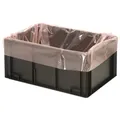 WETEC Freestat Seitenfaltenbeutel, ESD, 400 x 300 x 550 mm, 50 µm, 300 Stück (Seitenfaltenbeutel Flachfolie Kastenhaube Modultasche), vielseitig einsetzbar, zuverlässig schützen (Pack à 300 Stück)