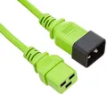 Advanced Cable Technology C13 - C14 - 3.00m 3m C13-Koppler C14-Koppler Grün Stromkabel (AK5115)