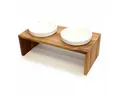 Wolters Napf-Set Gohan Doppelnapf teak
