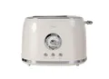Toaster Retro Style Nostalgia 200, 800 Watt, 2 Scheiben, einstellbarer Bräunungsgrad, automatische Zentrierung und Abschaltung, 4 Funktionen: Auftauen, Aufwärmen, Bräunungsgrad einstellen, Abbrechen