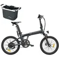 ADO EBike Air 20S Faltbares EBike,Pedelec E-Faltrad,E-Fahrrad,250W(Stoßdämpfende Version),20 Zoll,18kg Smart APP - Grau