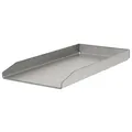 BBQ-Toro Edelstahl Grillplatte | 26 x 44,5 cm | BBQ Grill Plancha | Grillplatte für Steak, Spiegelei, Pancakes oder Burger | rechteckig, universal | Grillblech für Holzkohle- und Gasgrill