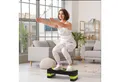 HOMCOM Stepper höhenverstellbar mit 3 Stufen, Fitness Heimtrainer (Aerobic-Stepper, 1-tlg., Steppbrett), für Indoor, Outdoor, Schwarz+Grün