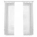 Gardinenbox.eu Schlaufengardinen, Weiß, Textil, 140x225 cm, Oeko-Tex® Standard 100, Wohntextilien, Gardinen & Vorhänge, Fertiggardinen, Schlaufenschals