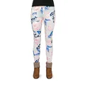 cosey - Bedruckte Bunte Leggins (Einheitsgröße) - Design Rosen & Schmetterlinge