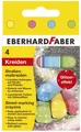 Eberhard Faber Malkreide Eberhard Faber 526504 Glitzer-Straßenmalkreide 4er Kartonetui