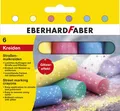 Eberhard Faber 526504 - Straßenmalkreiden Glitzer, 6er Set | Deutsch | 2022
