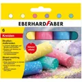 Eberhard Faber 526504  Straßenmalkreide Glitzer 6er Etui leuchtende Farben