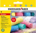 Eberhard Faber 526504 - Straßenkreide Glitzer, 2 x 6er leuchtende Farben